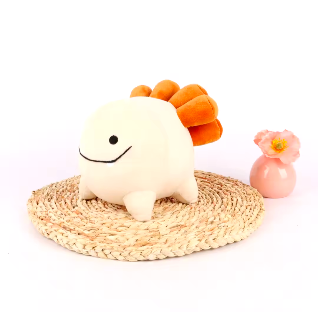 axolotl plüschiter kleines axolotl kuscheltier süß mit lächeln für Kinder