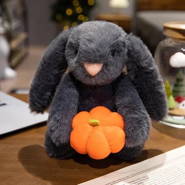 Halloween Kuscheltiere Plüsch Geschenk Teddybär Kürbis Vampir Aubergine Deko