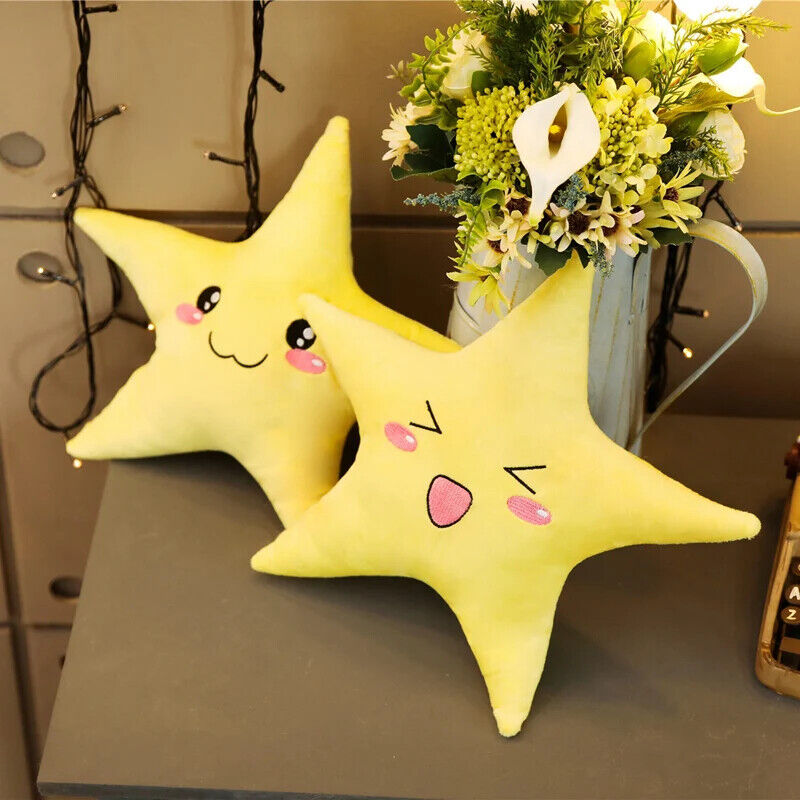 Kawaii Sky Serie – Weiches Stern-Kissen im Pentagramm-Design