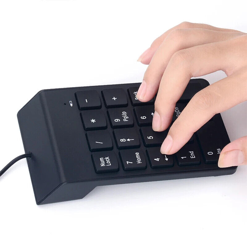 HABO Tastenblock USB Kabel PC Laptop Numerische Tastatur Büro Arbeiten