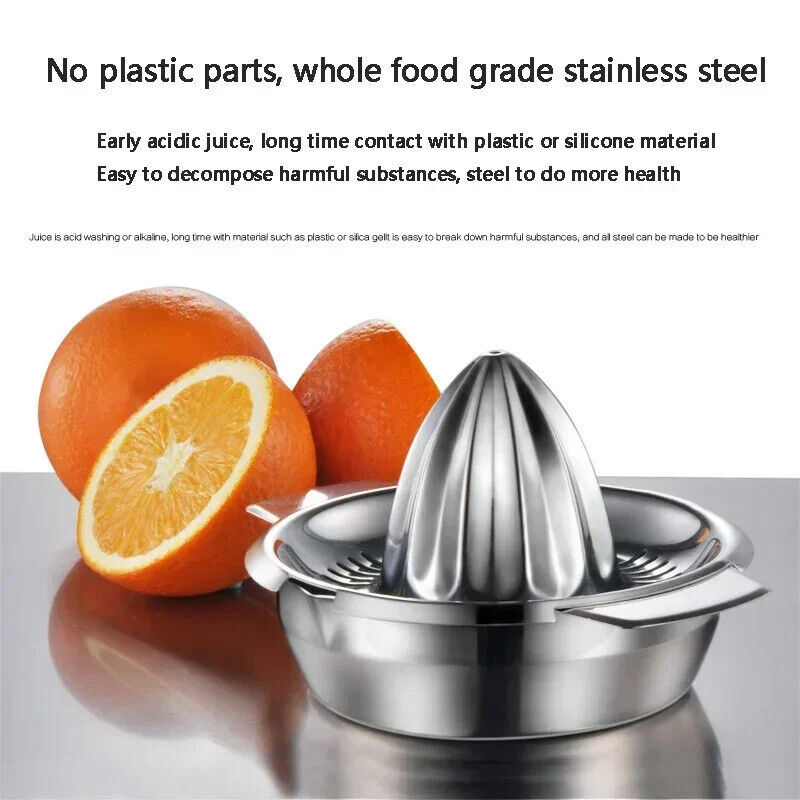 HABO Zitronenpresse Aus Edelstahl Küche Presse Orangen Saft Manueller Entsafter