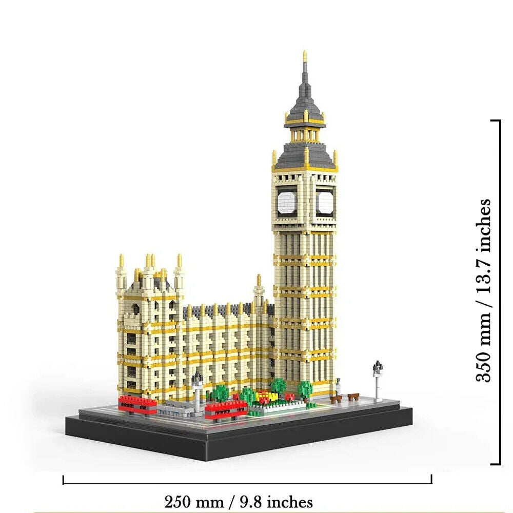Bausteinset Historische Gebäude Big Ben Eifel Pisa Modelle Steckbausteine Kinder