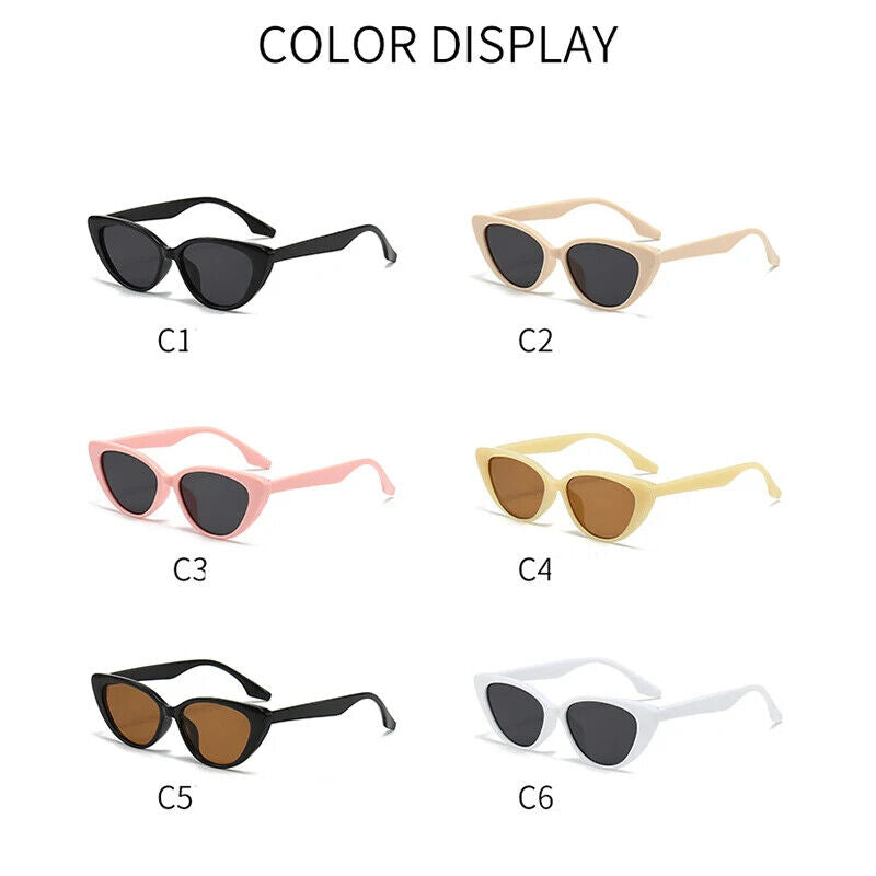 HABO Vintage Cat Eye Frauen Sonnenbrille Stylish Damen Schwarz Braun 2024 Retro