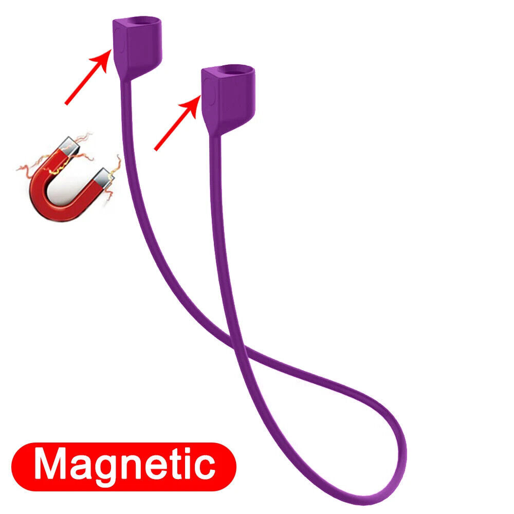HABO Silikon Anti-Verlust Magnetseil für AirPods – Ohrhörer Strap für AirPods
