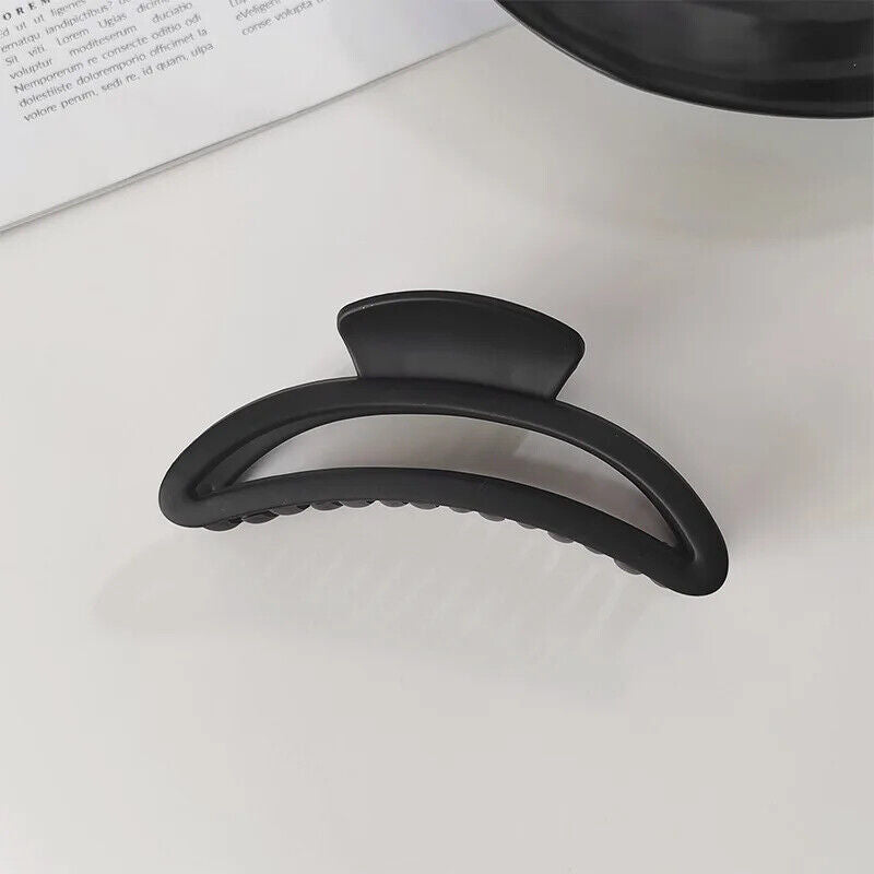 HABO Haar Klammer Elegant Schwarz Damen Business Haare Ästhetisch Kunststoff