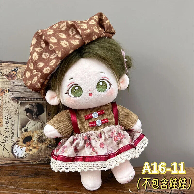 Prinzessinnenkleid für 20 cm Idol-Puppen – Zubehör für Super-Star-Plüschpuppen