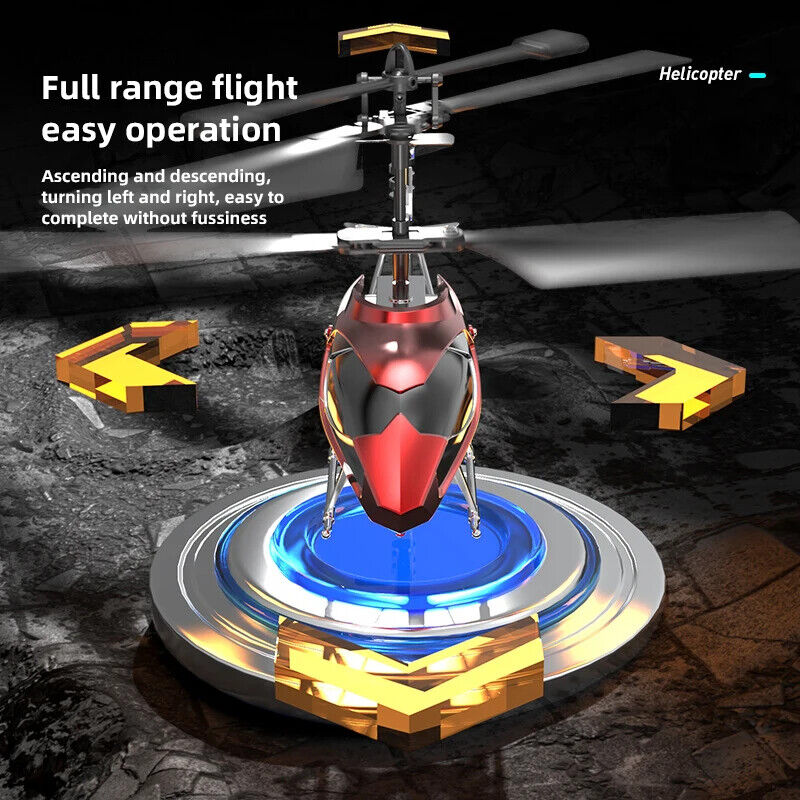 RC Hubschrauber Mit Licht ferngesteuerter Helikopter Fliegendes Kinderspielzeug