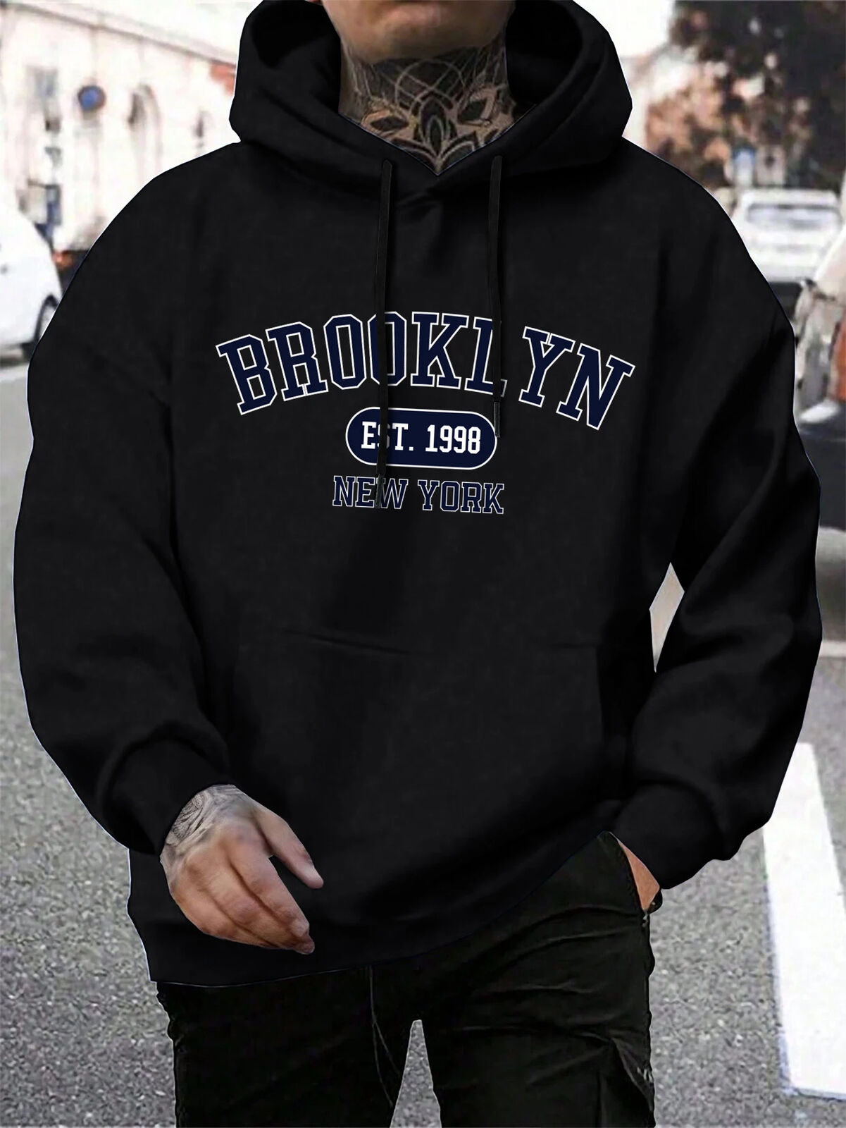 HABO Brooklyn New York Männer Hoodie – Oversize Hoody, Mode Trainingsanzug