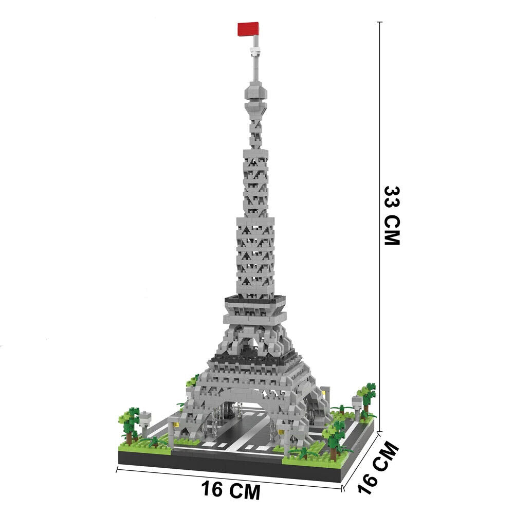 Bausteinset Historische Gebäude Big Ben Eifel Pisa Modelle Steckbausteine Kinder