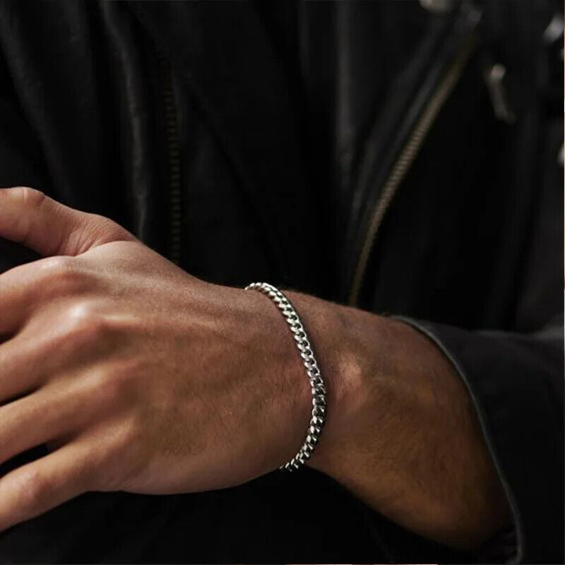 HABO 3–11 Mm Gold / Silber Armband Herren Casual Dick Kette Edelstahl Geschenk