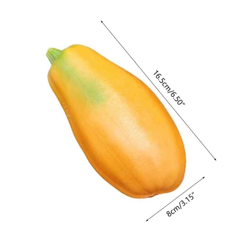 HABO Fake Aubergine Gurke Realistische Nachbildung Obst Dekoration Gemüse