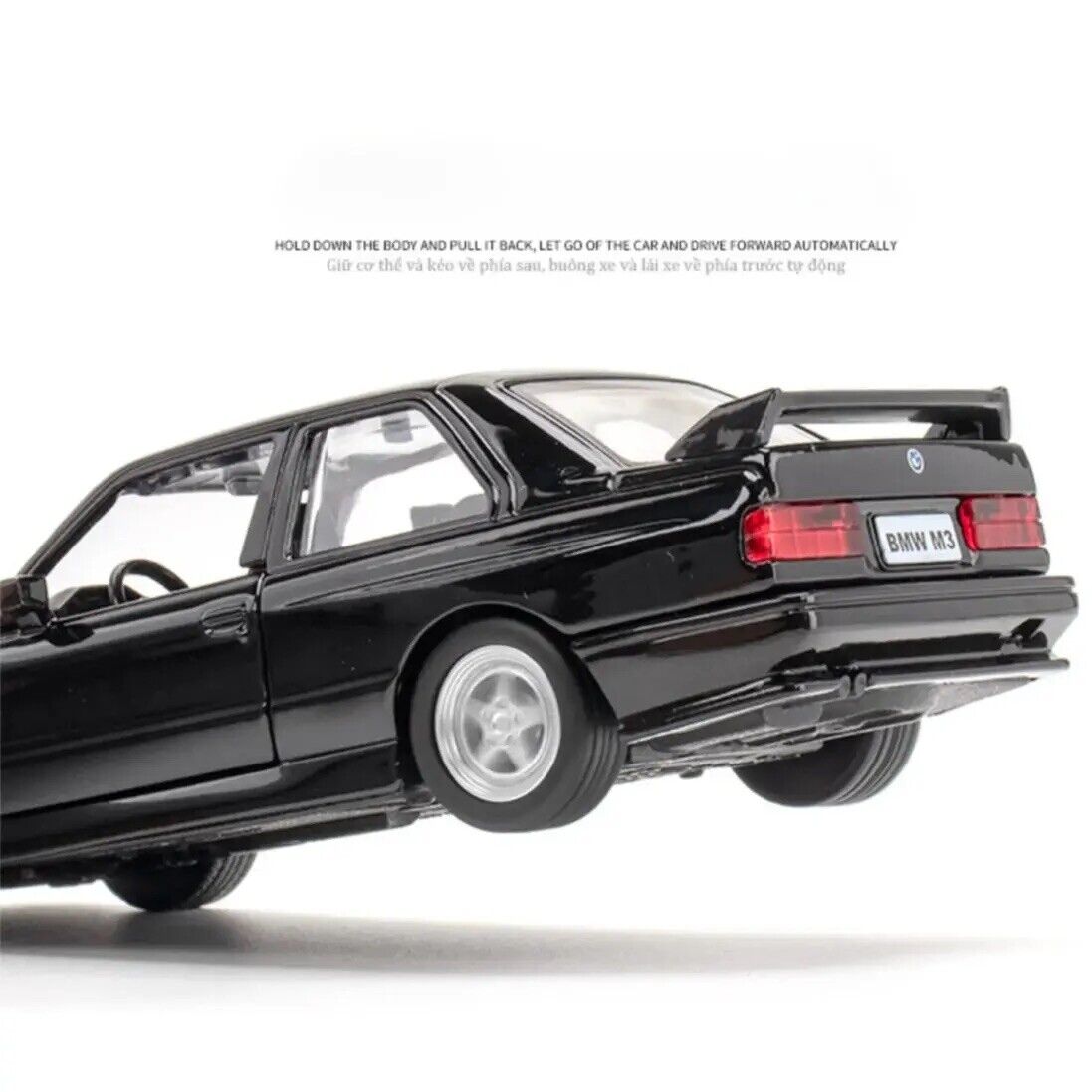 BMW M3 1987 1:36 Modell Spielzeug Sammler Metall Auto Kinder Weiß Schwarz