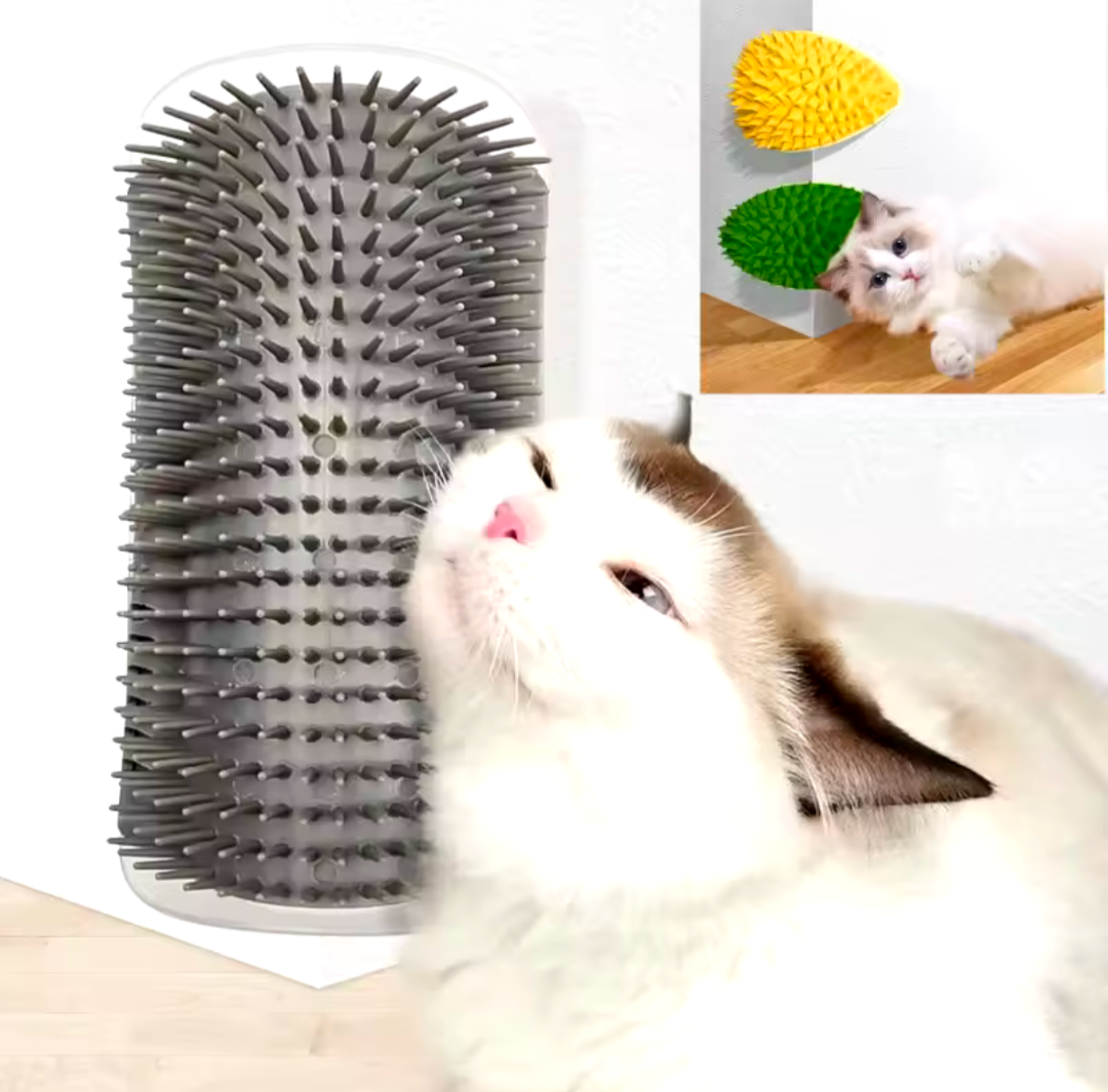Katzenkratzer Massagegerät für Katzen und Hunde Bürste zum Kratzen Katzenpflege