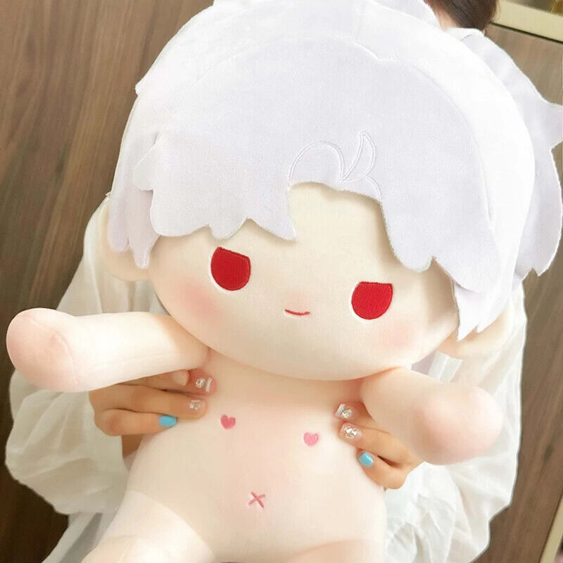 Kawaii Liebe & Deep Space – Weiße Haar Qin Che Idol Baumwollpuppe