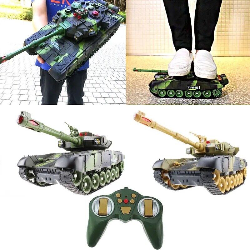 Ferngesteuerter Panzer Krieg Turm Drehbar Spielzeug Kinder Jungen Fernbedienung