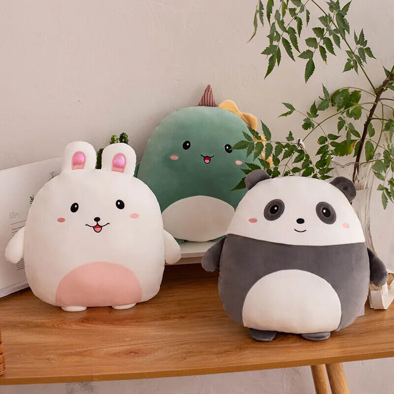40 Cm Kuschelltier Plüschtier Pinguin Schwein Kaninchen Panda Krabbe Kawaii Kind