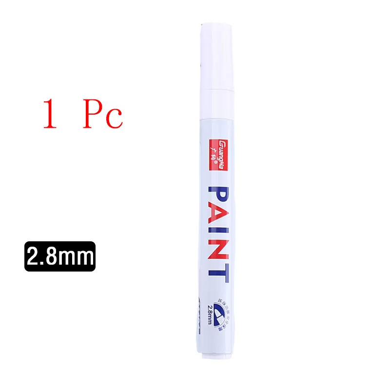 HABO Weiße Markierungsstifte Set – 2,0 mm, Ölig, Wasserdicht, Gelstifte