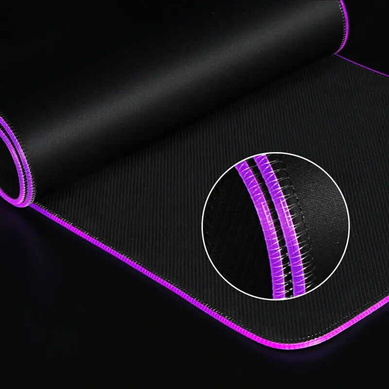 XXL RGB Gaming Mauspad Drachen Design Schreibtischmatte Schwarz Gaming Zubehör