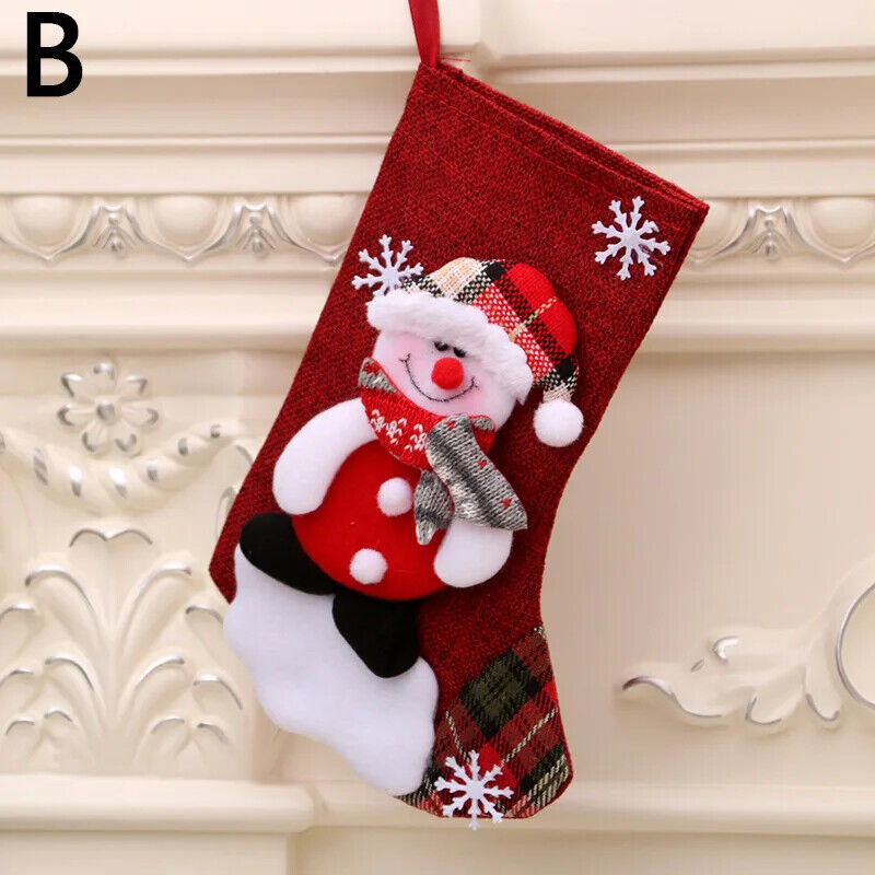 HABO Weihnachts Strümpfe Socken Santa Schneemann Weihnachten Christbaum Dekor