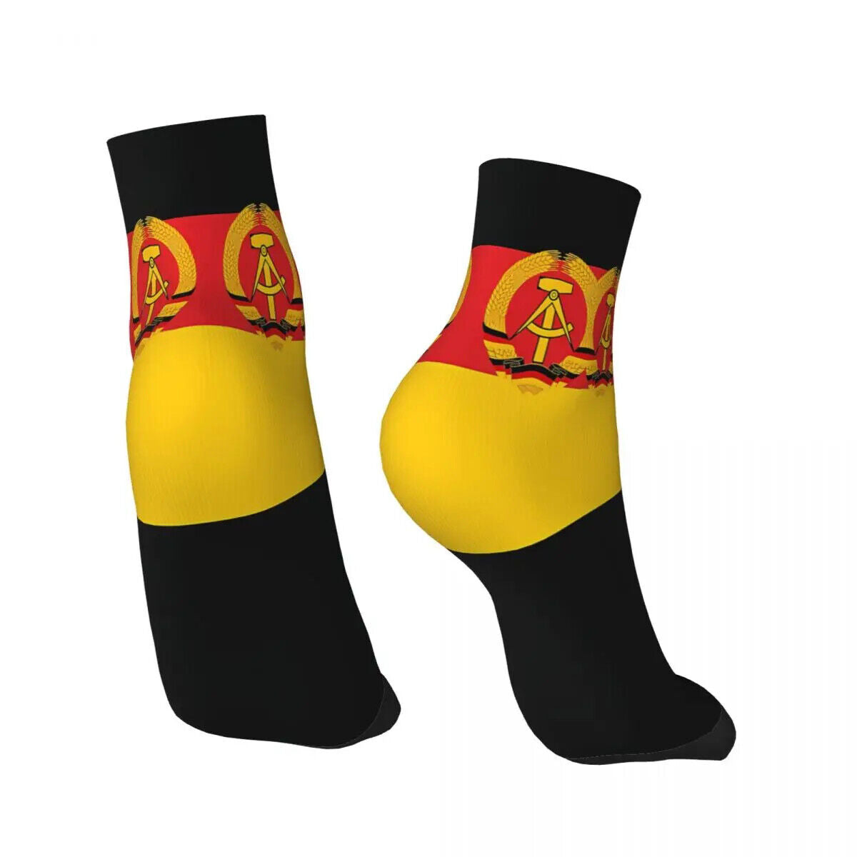 HABO DDR Flagge Socken Ostdeutschland Geschenk Herren Damen Deutsche Demokratisc