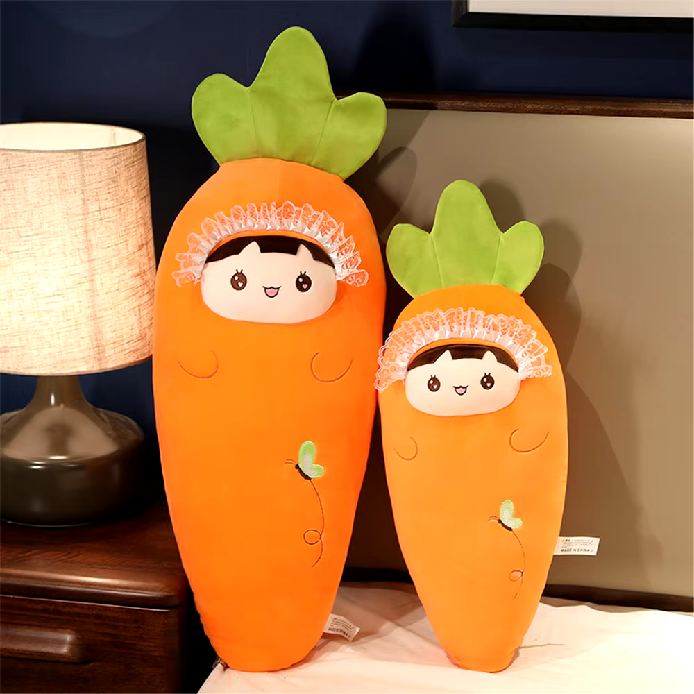45-110Cm Karotte Plüsch Riesig Kuscheltier Orange Geschenk Hase Plüschtier Kind