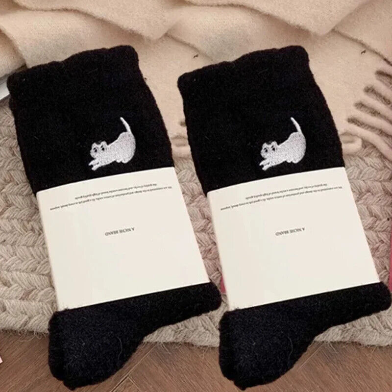 3 Paar Premium Katzen Socken Weiche Plüsch Socken sehr warm Winter flauschig