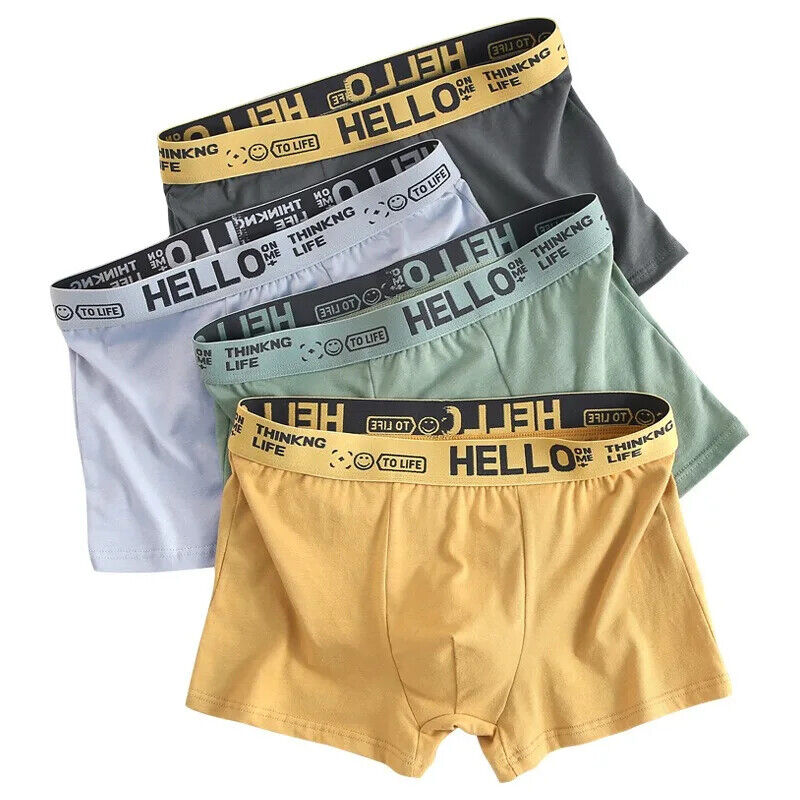 6 Stück Herren Unterwäsche Boxershorts Männer Baumwolle Unterhose Atmungsaktiv