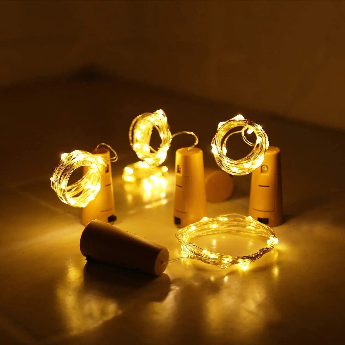 Weinflasche 2M Lichterketten Weihnacht Dekoration LED Lampe Flasche Lichterkette