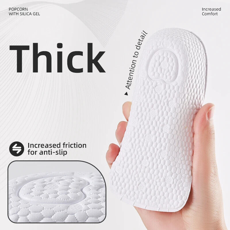 HABO Erhöhung Stützhöhe, Einlegesohlen, orthopädisch atmungsaktiv Memory Foam,