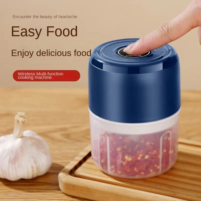 HABO Elektrischer Gemüse Zerkleinerer Knoblauch Häcksler Gemüse Zwiebel Kochen