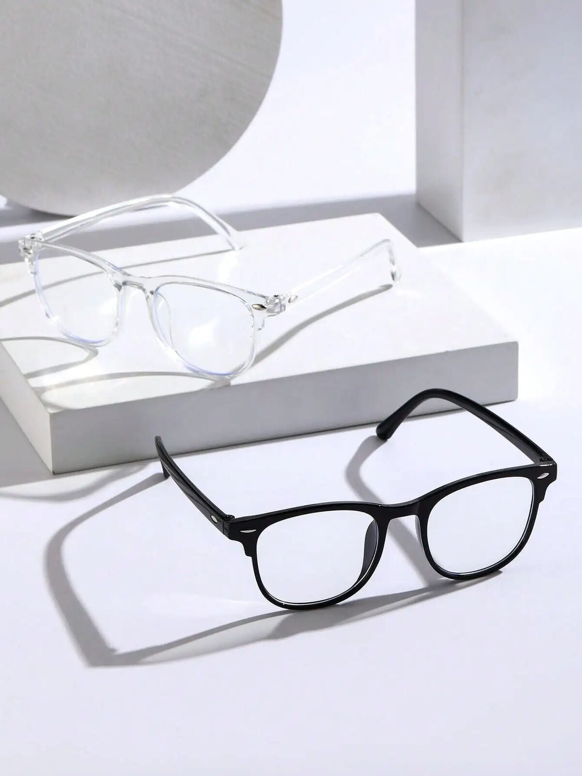 HABO Unisex Quadratische Rahmen – Trendy Anti-Blau Licht Brille mit Gläsern