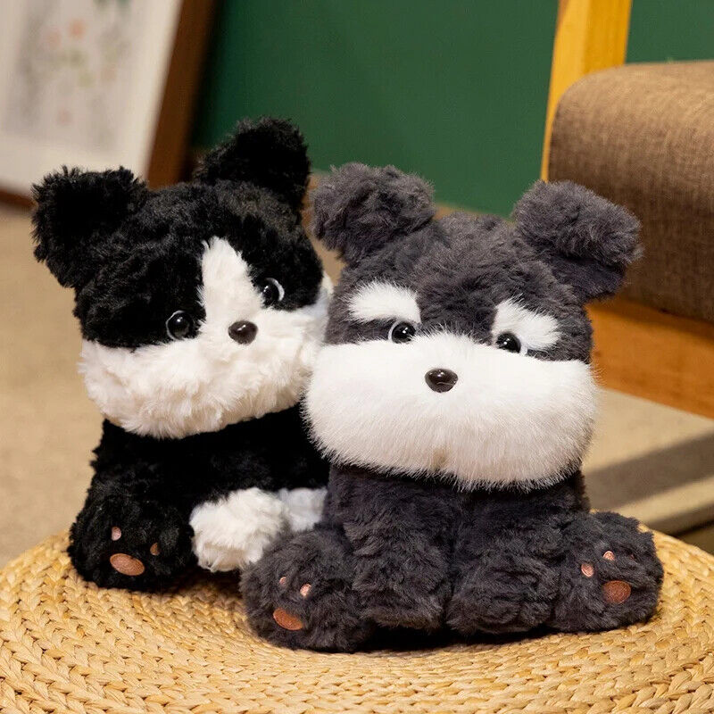 Kawaii Plüsch Welpen Spielzeug Schnauzer Puppen