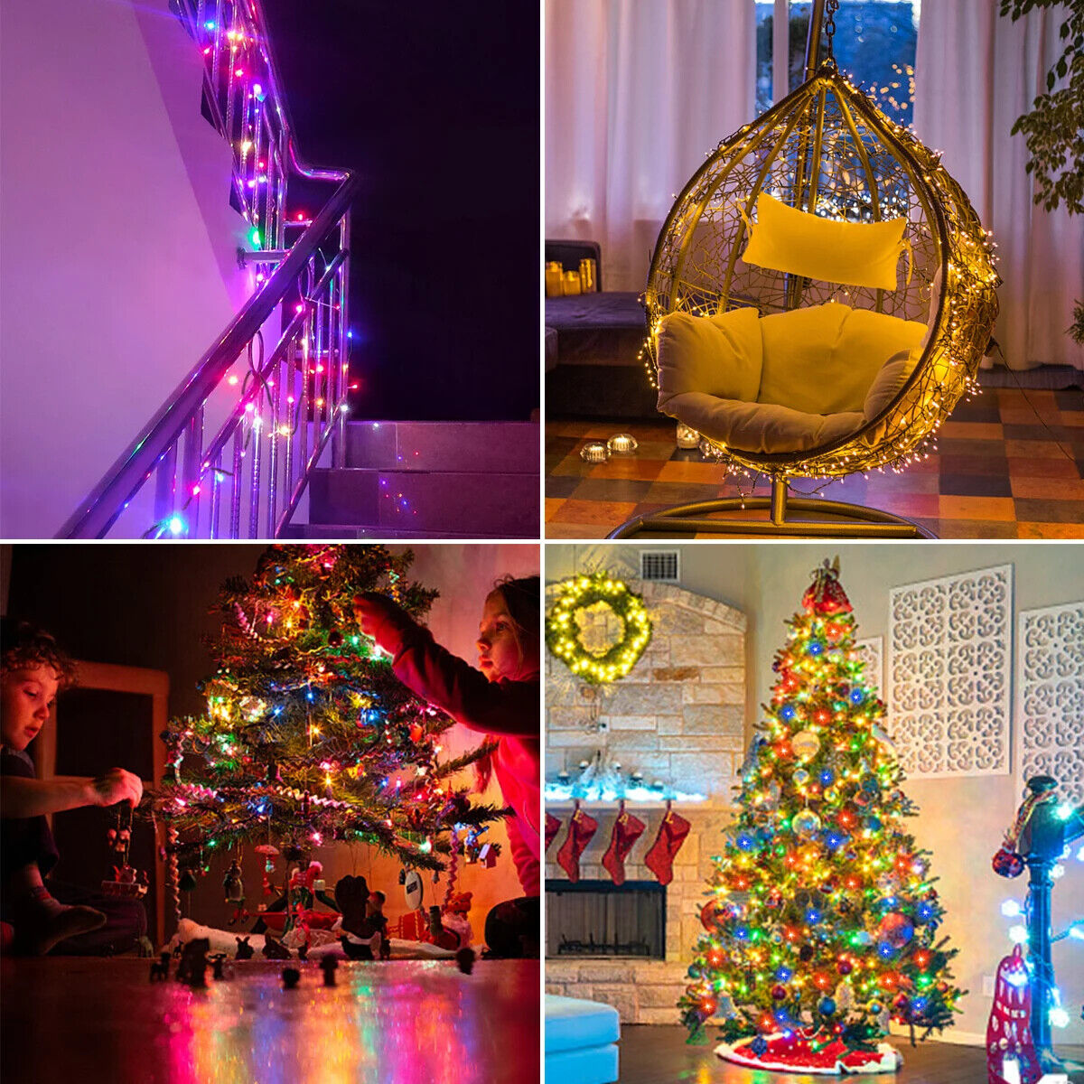 Lichterkette Weihnachten Weihnachtsbaum Christbaum Lichter Wasserdicht Outdoor