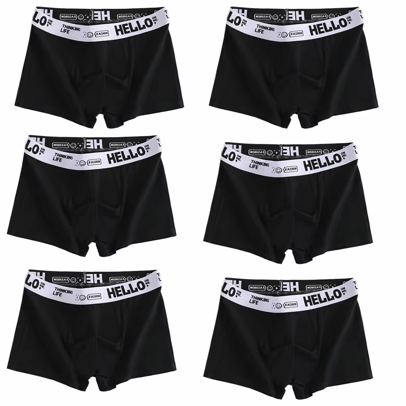 6 Stück Herren Unterwäsche Boxershorts Männer Baumwolle Unterhose Atmungsaktiv