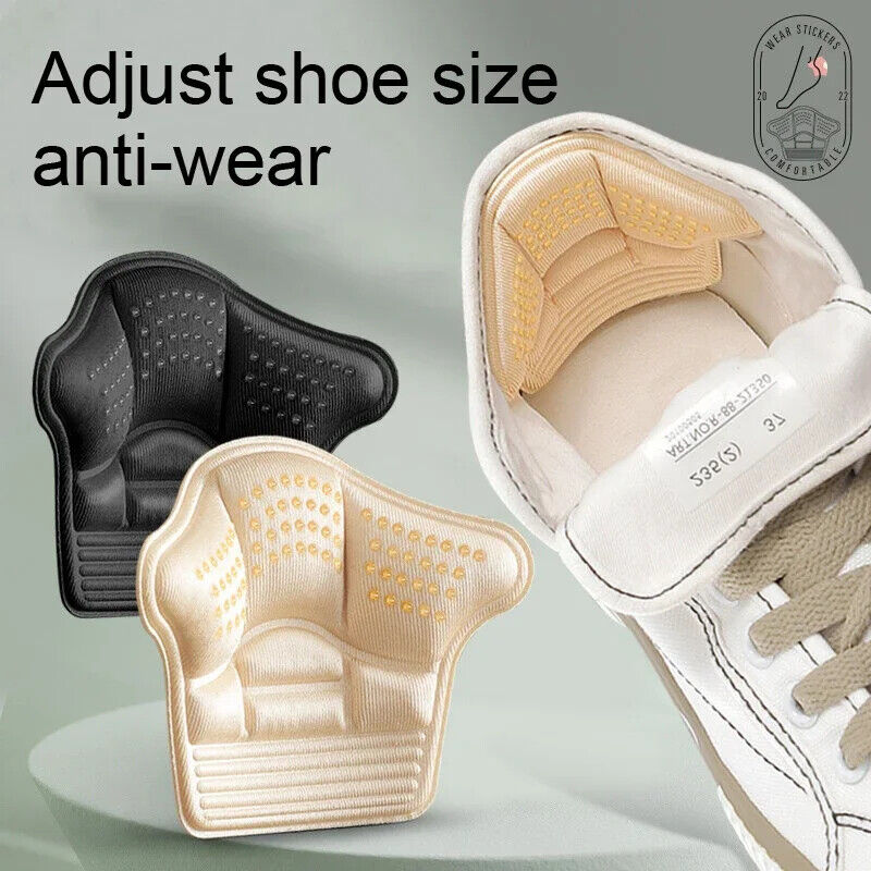 HABO Fersenaufkleber & Fersenschutz – Sneaker Einlegesohlen, Schrumpfende Größe