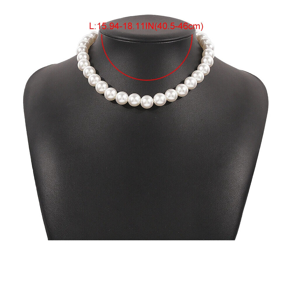 HABO Damen Perlenketten Imitation Mit / Ohne Anhänger Gold Geschenk Weiß Schmuck