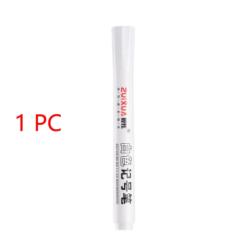 HABO Weiße Markierungsstifte Set – 2,0 mm, Ölig, Wasserdicht, Gelstifte