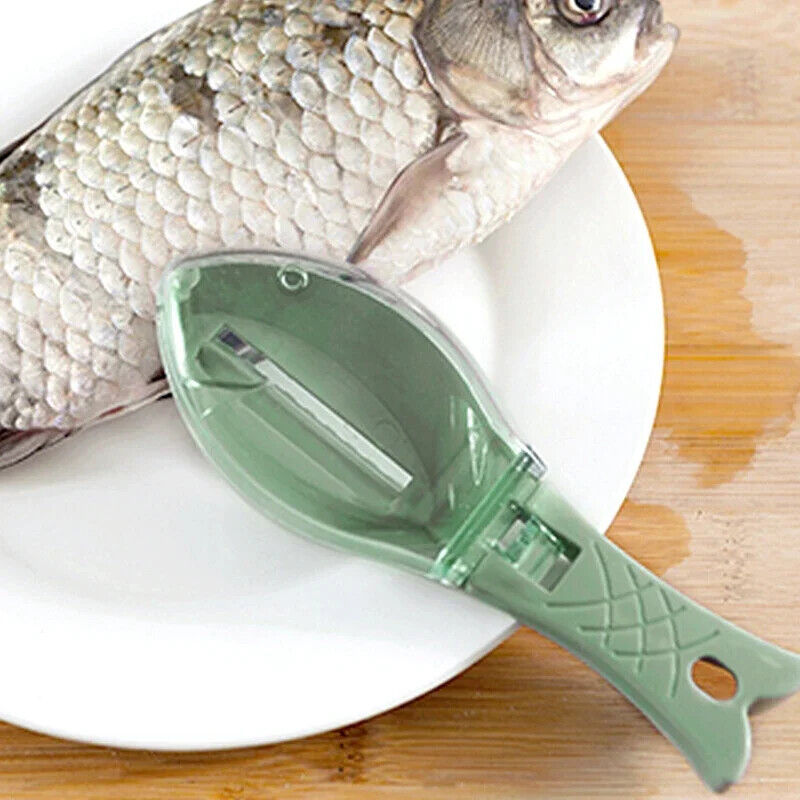 HABO Fischschuppen-Hobel mit Deckel Schabegerät für die Entfernung von Schuppen