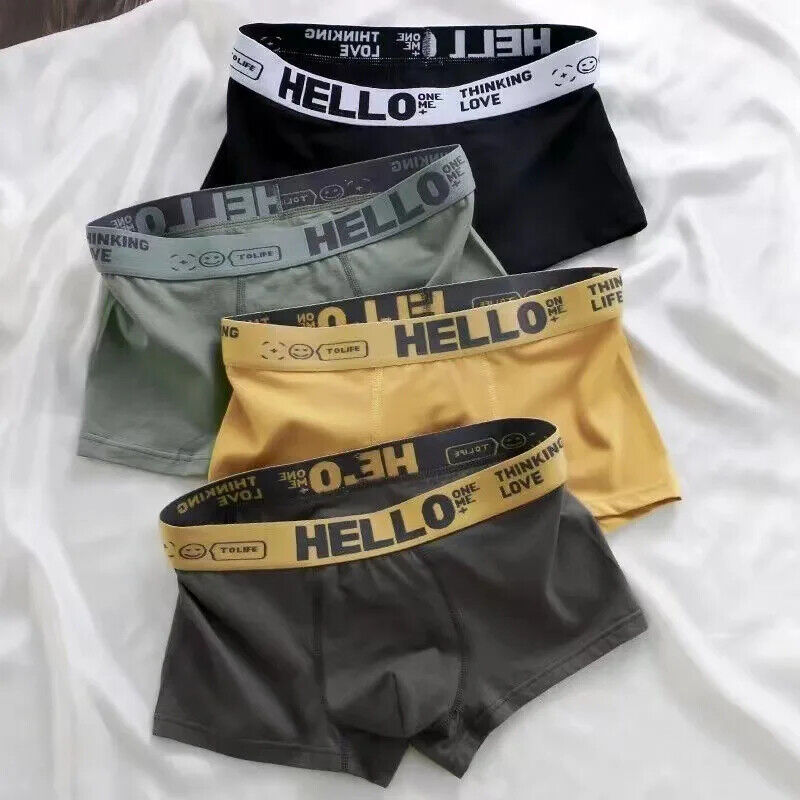 6 Stück Herren Unterwäsche Boxershorts Männer Baumwolle Unterhose Atmungsaktiv
