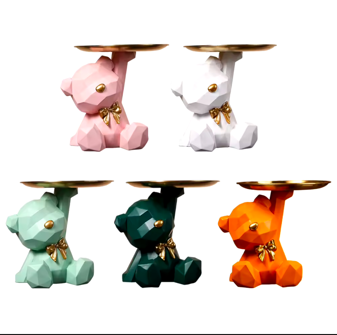 Bären Schlüsselhalter Figur im Bärendesign Eingang Süßigkeitenhalter Gäste