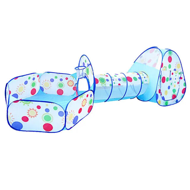 HABO Baby Ball Becken Spiele Zelt Laufstall Kinder Spieltunnel Bällebad Rosa Bla