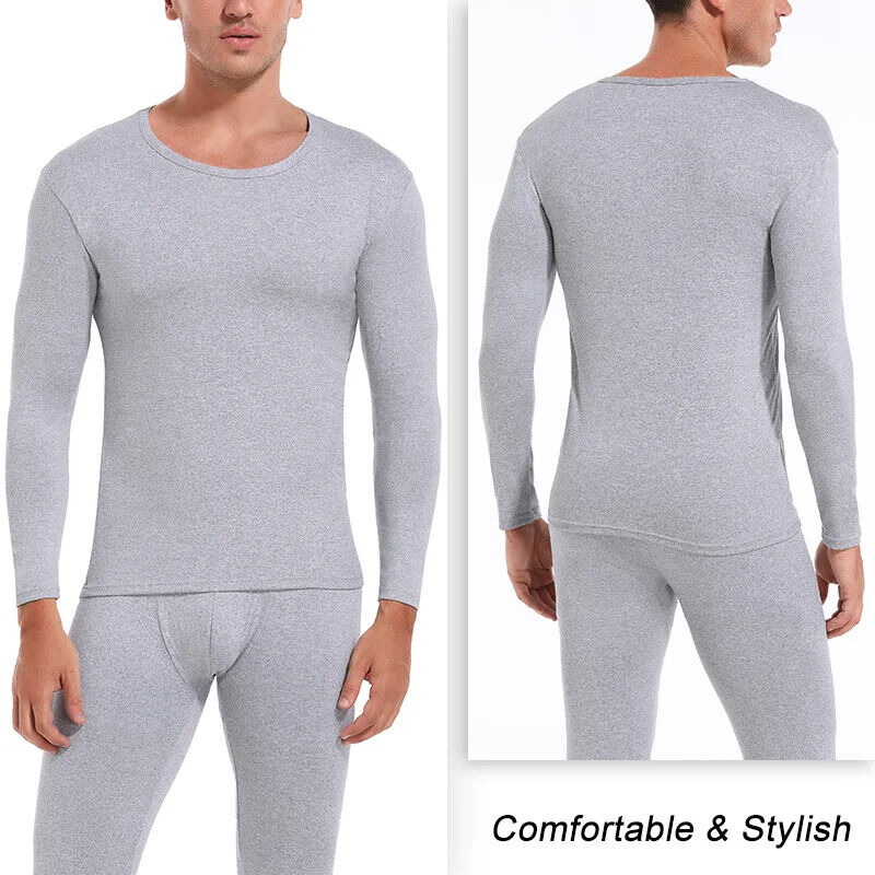 HABO Thermo-Unterwäsche für Männer Long mit Fleece-Fütterung, SportBasis-Schicht