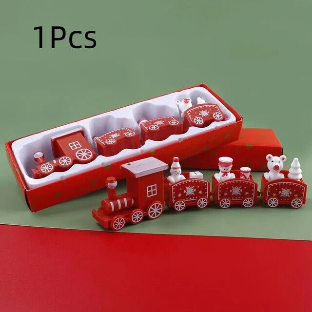 HABO Weihnachtszug /Adventszug Weihnachten Geschenk Kinder Dekoration Rot Grün