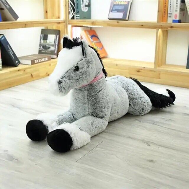 Esel Plüschtier 90cm Pferd Riesig Groß Stofftier Kinder Geschenk Realistisch