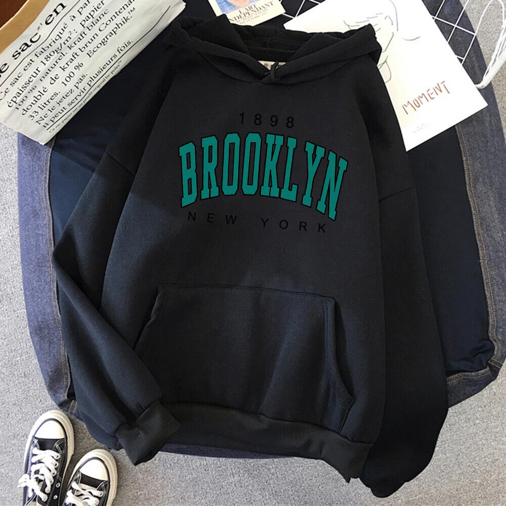HABO Brooklyn Hoodie Männer Damen Kinder Sweatshirt New York Retro Streetwear
