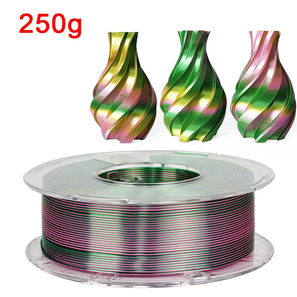 3D Drucker Filament PLA 1,75 Mm dreifarbig Filament Kunststoffmaterial Glänzend