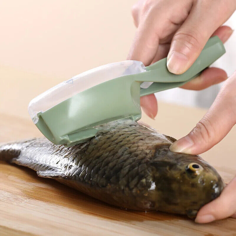 HABO Fischschuppen-Hobel mit Deckel Schabegerät für die Entfernung von Schuppen