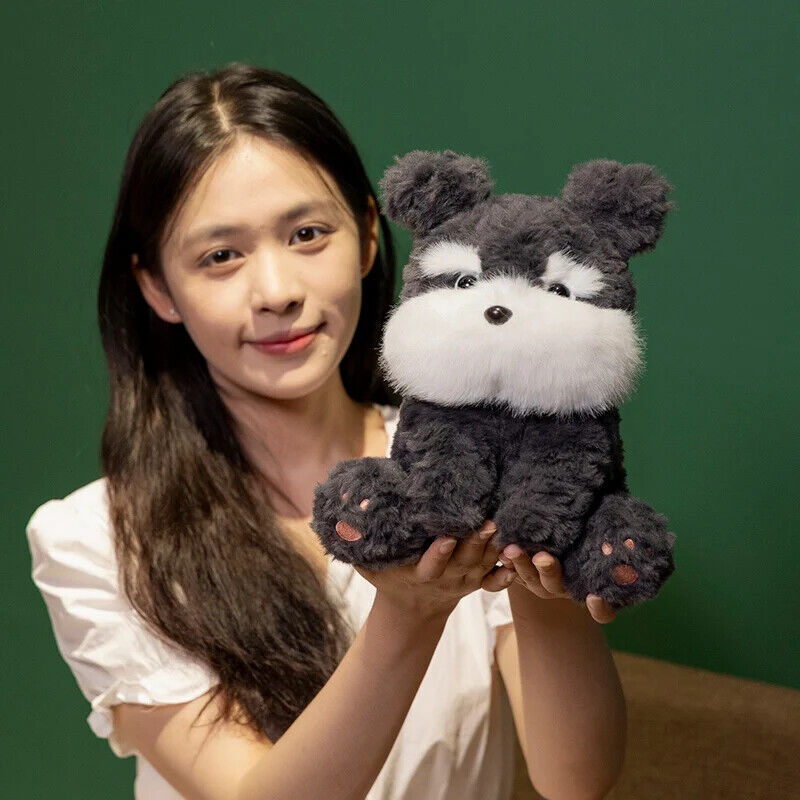 Kawaii Plüsch Welpen Spielzeug Schnauzer Puppen