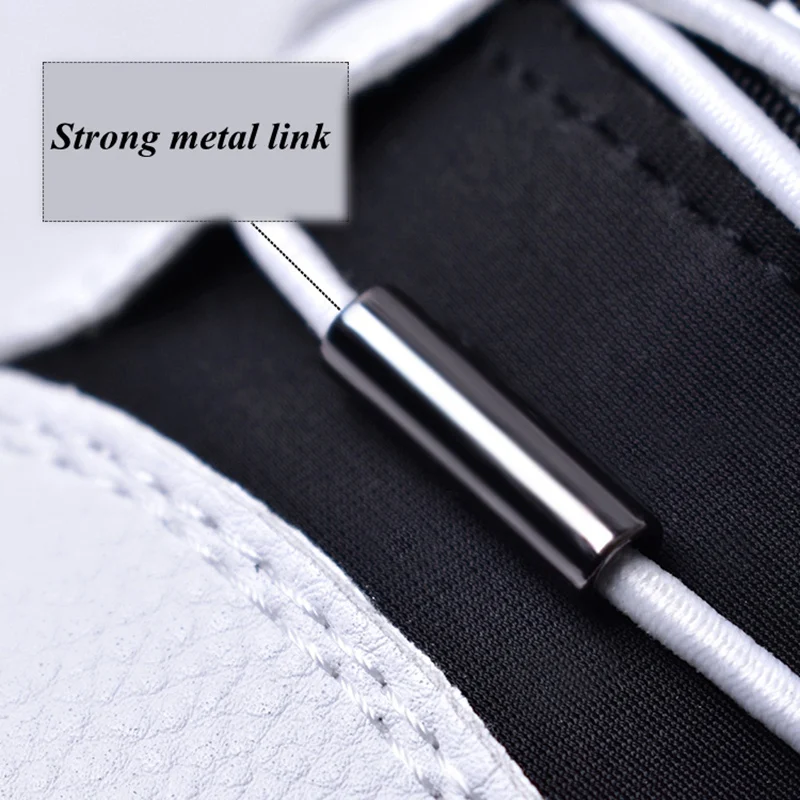 1 Paar Elastische Schnalle Schnürsenkel Kein Schnüren Schnürsenkel Metall Lock-
