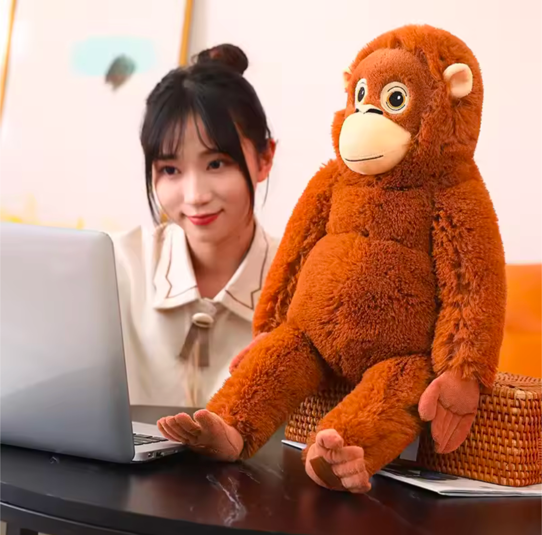 Affe Gorilla Kuscheltier Plüschtier Spielzheug weich Kinder 66 cm